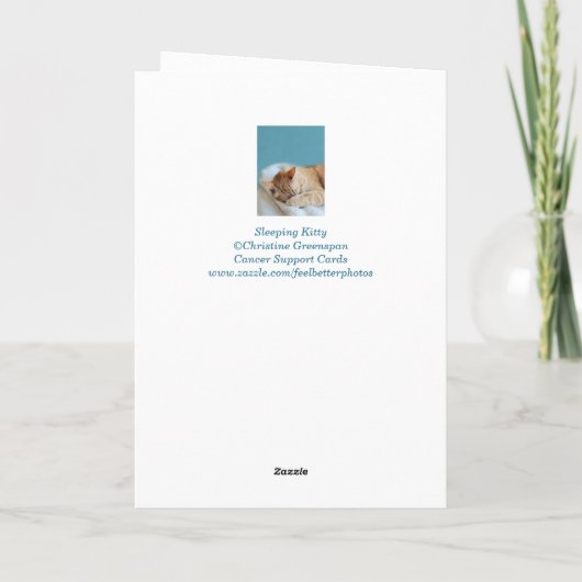 がん勇気付けられるブレイブ子猫健全化 カード (裏面)