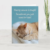 がん勇気付けられるブレイブ子猫健全化 カード (正面)