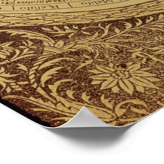 がん占星術の表 ポスター (角)