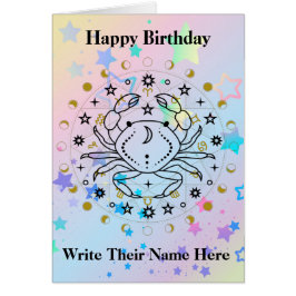 がん占星術誕生日カード6月21日～7月22日