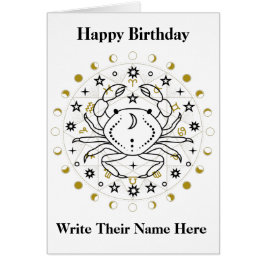 がん占星術誕生日カード6月21日～7月22日