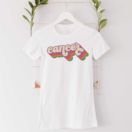 がん占星術誕生日ギフト〔占星術の〕十二宮図標識レトロ Tシャツ