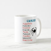 がん占星術〔占星術の〕十二宮図徴候 コーヒーマグカップ (正面右)