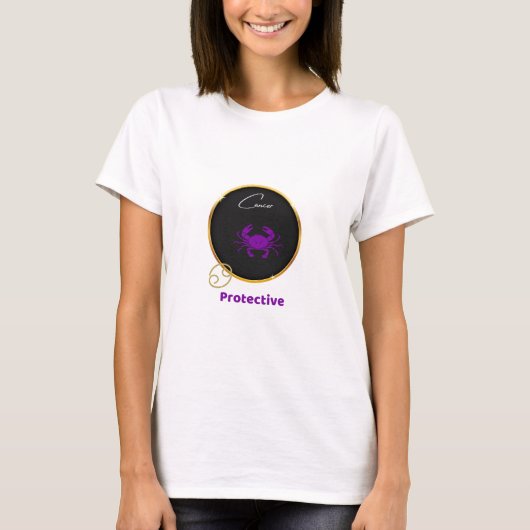 がん占星術Tシャツ Tシャツ (正面)