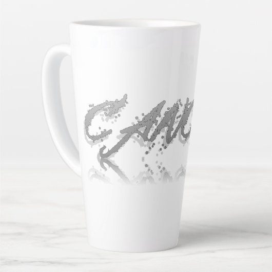 がん反射 カフェラテマグ (左アングル)