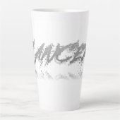 がん反射 カフェラテマグ (正面)