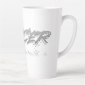 がん反射 カフェラテマグ (右)