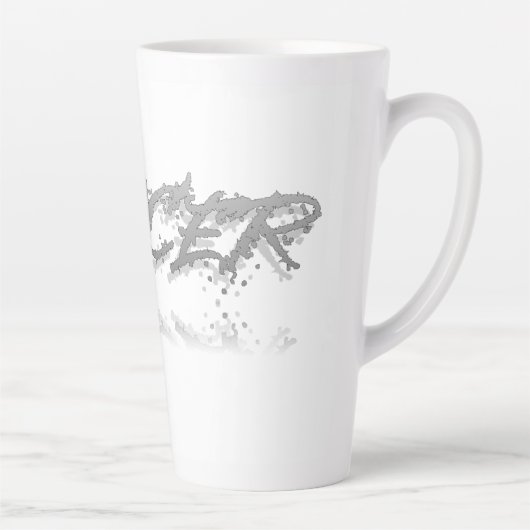 がん反射 カフェラテマグ (右)