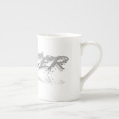 がん反射 ボーンチャイナマグカップ (右)