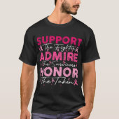 がん啓発ロングスリーブ Tシャツ (正面)