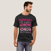 がん啓発ロングスリーブ Tシャツ (正面フル)