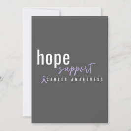 がん啓発. 希望とサポートのご案内 招待状