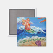 がん天使を一掃する マグネット (正面/裏面)