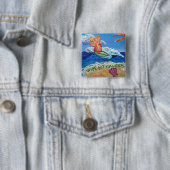 がん天使を一掃する 缶バッジ (インサイチュ)