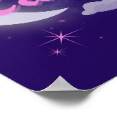 がん天月雲スターアストロロジーアート ポスター (角)