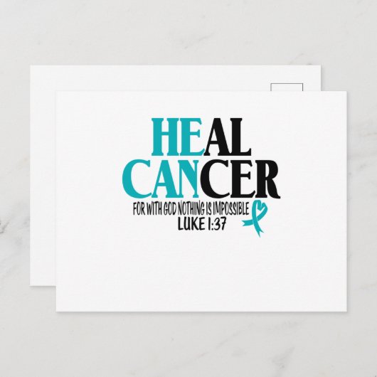 がん子宮頸がんを治す インビテーションポストカード (正面/裏面)