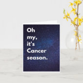 がん季節の誕生日カード カード (黄色い花)