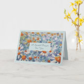 がん患者のための特別な祈り カード (黄色い花)