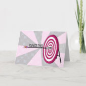 がん患者の勇気付けられる、ターゲットボード、 カード (正面)