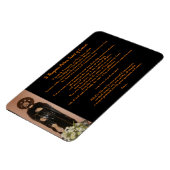 がん患者の聖ペレグリン保護聖人 マグネット (左側)