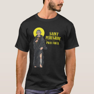 がん患者カソの聖ペレグリン保護聖人 Tシャツ