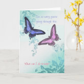 がん患者勇気付けられるカード カード (黄色い花)