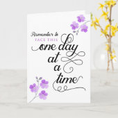 がん患者、顔1日に1回 カード (黄色い花)