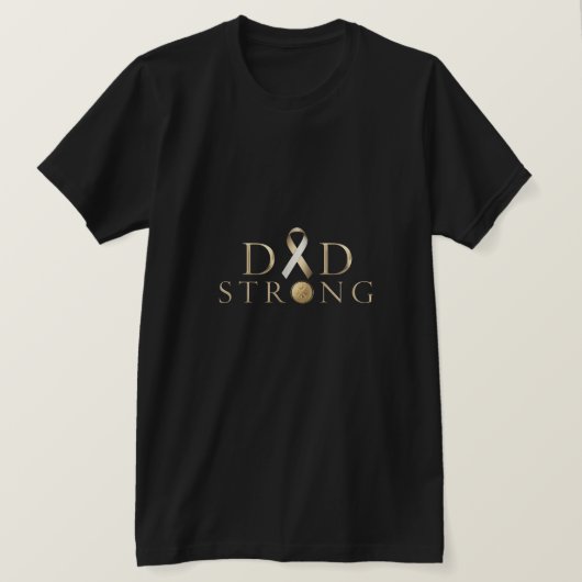 がん意識向上Tシャツ - がんと闘う強いお父さんへ Tシャツ (デザイン正面)