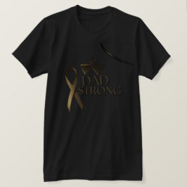がん意識向上Tシャツ - がんと闘う強いパパ Tシャツ