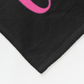 がん戦士ブラックウーマン乳がん認識度 フリースブランケット (角)