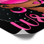 がん戦士ブラックウーマン乳がん認識度 ポスター (角)