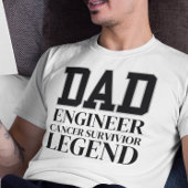 がん戦闘技士父親の贈与遺族 Tシャツ