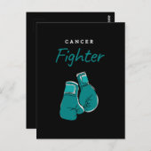 がん戦闘機、ティール(緑がかった色) ポストカード (正面/裏面)