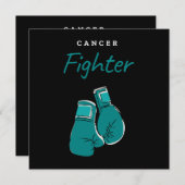 がん戦闘機、ティール（緑がかった色） 招待状 (正面/裏面)