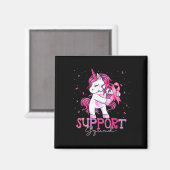 がん支持分隊シャツ乳がん認識度 マグネット (正面/裏面)