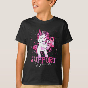 がん支持分隊シャツ乳がん認識度 Tシャツ