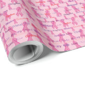 がん支持用ピンクリボン ラッピングペーパー (ロールコーナー)