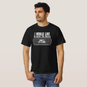 がん支援ホイールタイポグラフィーパズルクォート Tシャツ (正面フル)