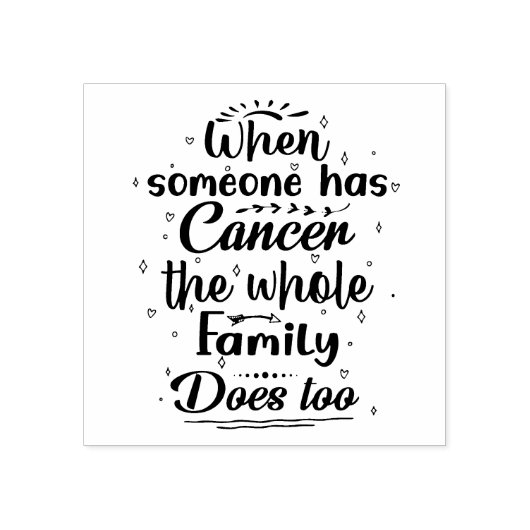 がん支援引用文 ラバースタンプ (インプリント)