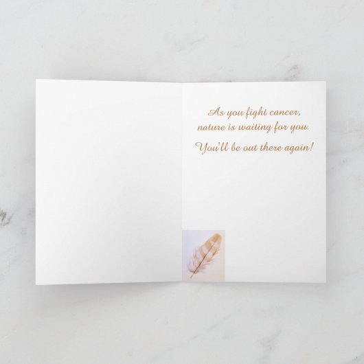 がん支援自然  カード (内部)