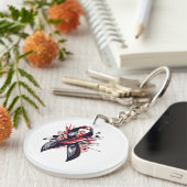 がん支援 キーホルダー (正面右)