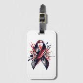 がん支援 ラゲッジタグ (正面縦)