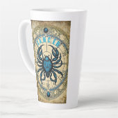 がん星占い徴候 カフェラテマグ (左アングル)