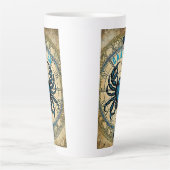 がん星占い徴候 カフェラテマグ (正面)