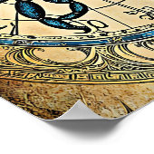 がん星占い徴候 ポスター (角)