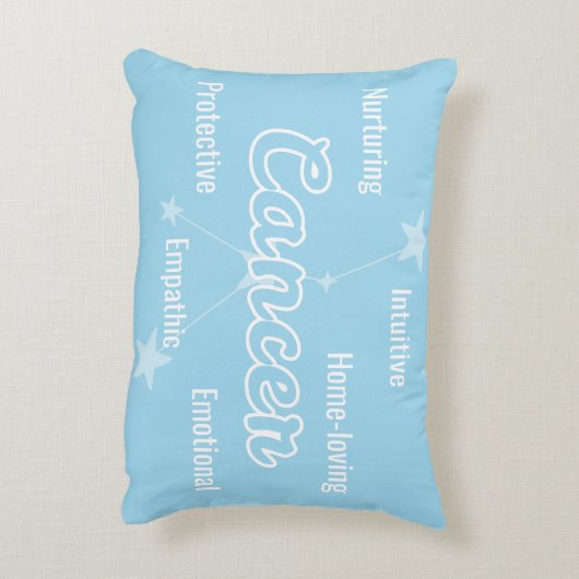 がん星占い〔占星術の〕十二宮図Sign Chartsアクセント枕 アクセントクッション (裏面(縦))