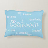 がん星占い〔占星術の〕十二宮図Sign Chartsアクセント枕 アクセントクッション (裏面)