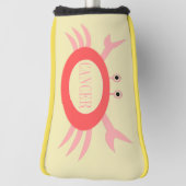 がん星印カニのパターカバー ゴルフヘッドカバー (回転90)