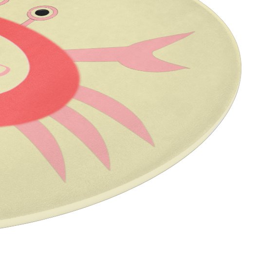 がん星印カニの切断ボード カッティングボード (角)