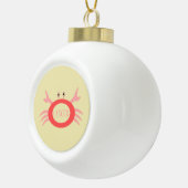 がん星印カニオーナメント セラミックボールオーナメント (右)